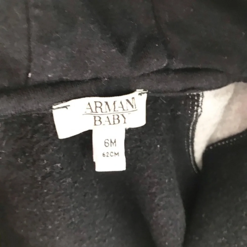 Armani Baby zip up hoodie/jogger set EUC 6 months